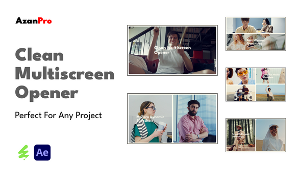 Videohive Clean Multiscreen Opener Openers template preview