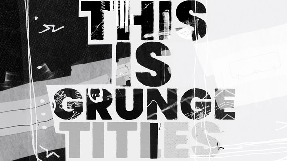 Videohive Grunge Titles Presets Titles template preview