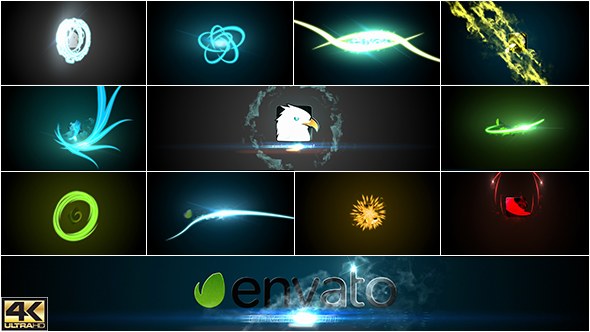 Videohive Fast Smoky Streaks Logo Sting Pack 19411780 Logo Stings template preview