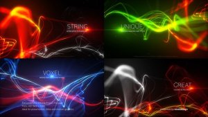 String Titles Video Displays template preview