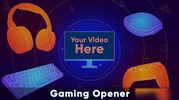 Videohive Gaming Opener 43602417 Openers template preview