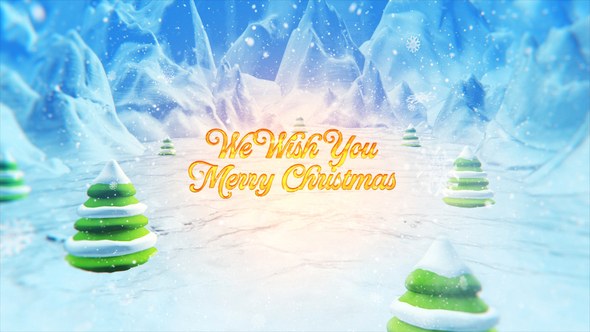 Videohive Snowy Christmas Opener 60805734 Logo Stings template preview