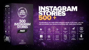 Instagram Stories Video Displays template preview