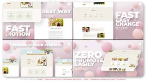 Videohive Zero Glide Website Promotion Product Promo template preview