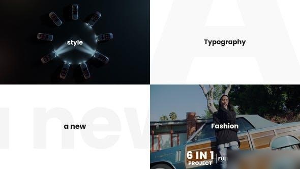 Videohive Stomp Typography Opener 32911965 Openers template preview