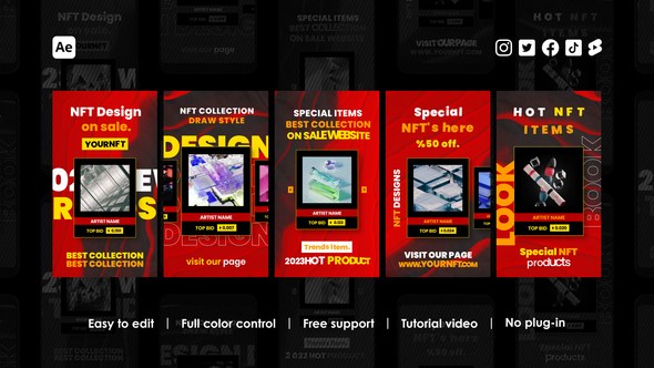 Videohive Trading Instagram Reels 48253420 Product Promo template preview