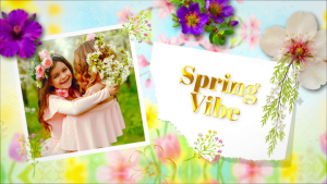 Spring Slideshow | MOGRT Premiere Pro template preview