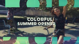 Opener -  Summer Opener Video Displays template preview