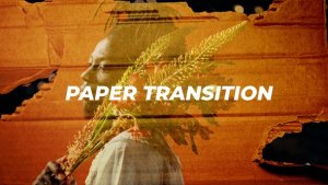 Paper Transition Premiere Pro template preview