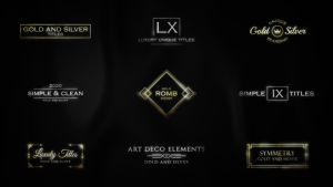Videohive Luxury Titles Gold & Silver | AE Titles template preview