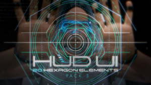 Videohive Hud UI Hexagon Elements - Pack 3 Elements template preview