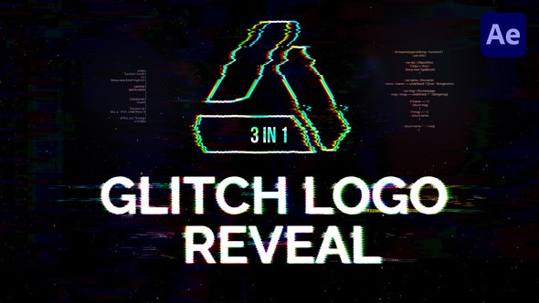 Videohive Glitch Logo Reveal 30775609 Logo Stings template preview