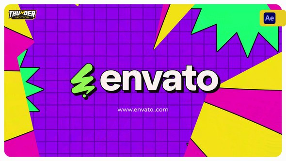Videohive Comical Burst Logo Reveal Logo Stings template preview