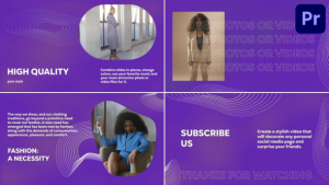 Colorful Smooth Gradient Typography for Premiere Pro Premiere Pro template preview