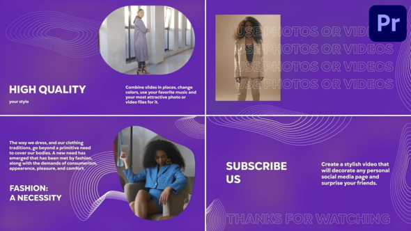 Colorful Smooth Gradient Typography for Premiere Pro Premiere Pro template preview