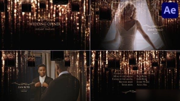 Videohive Wedding Opener for After Effects Openers template preview