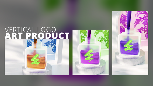 Videohive Art Product Vertical Logo Logo Stings template preview