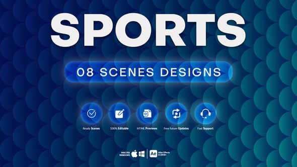 Videohive 08 Sports Scenes Broadcast-packages template preview