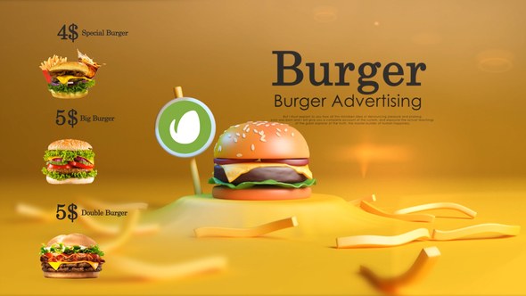 Videohive Food Logo 44636795 Product Promo template preview