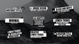 Videohive Lower Thirds | AE 44760513 Elements template preview