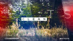 Clean Slideshow Video Displays template preview