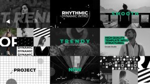 Videohive Rhythmic Dynamic Intro Openers template preview