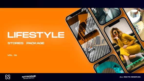 Videohive Lifestyle Stories Vol. 01 Video Displays template preview