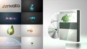 Videohive Quick Logo Sting Pack 02: Corporate Particles 46339301 Logo Stings template preview
