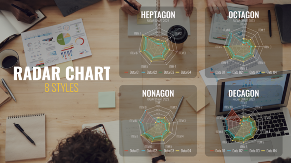 Videohive Radar Chart Infographics template preview