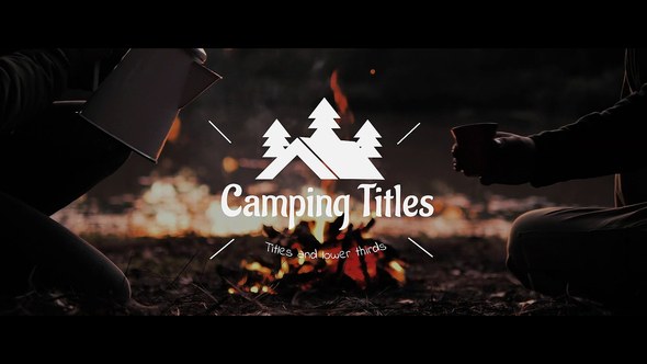 Videohive Camping Titles Titles template preview