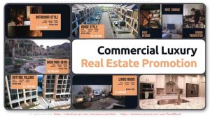 Videohive Commercial Real Estate Promotion Video Displays template preview