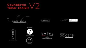Videohive Countdown Timer Toolkit V2 Elements template preview