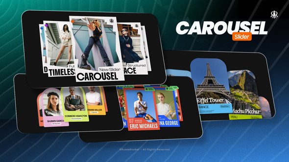 Videohive Carousel Sliders 60167210 Video Displays template preview