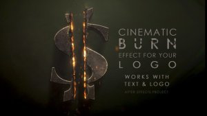 Videohive Shatter Burn Logo Logo Stings template preview