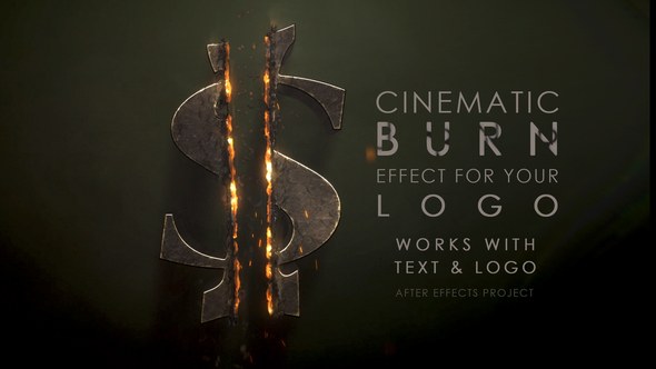 Videohive Shatter Burn Logo Logo Stings template preview