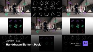 Videohive Element Pack - Handdrawn Element Pack After Effects Template Elements template preview