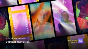 Videohive Social Media Reels - Vertical Transition After Effects Template Video Displays template preview