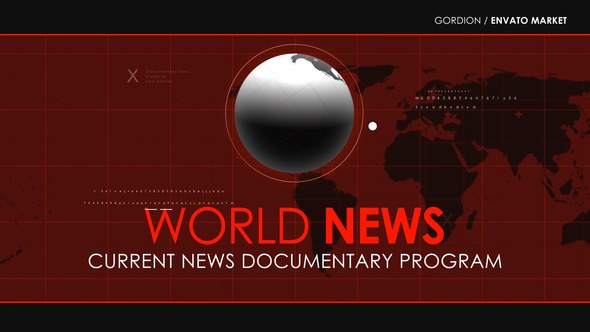 World News V2 Premiere Pro template preview
