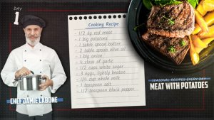 Videohive Weekly Chef Recipes Product Promo template preview