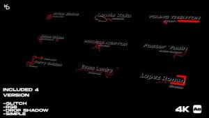 Videohive Abstract Lower Thirds_AE Titles template preview