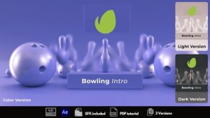 Videohive Bowling Logo Logo Stings template preview