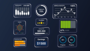 Videohive Glassmorphism Infographic Infographics template preview
