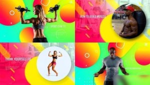 Videohive  Sporty Club - Fitness Promotion Video Displays template preview