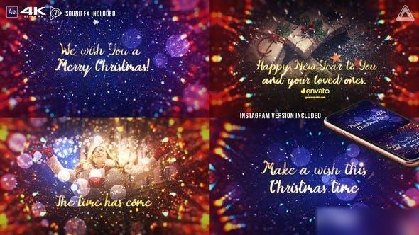 Videohive Favorite Christmas Greetings 2021 Openers template preview