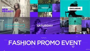 Videohive Fashion Promo Event Openers template preview