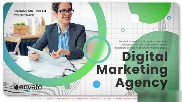 Videohive Marketing Agency Promo 32005144 Openers template preview