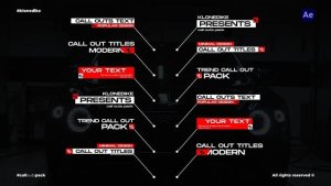 Videohive Call Outs 52858060 Titles template preview
