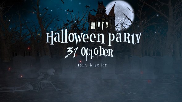 Videohive Hallowen Party 54357503 Openers template preview