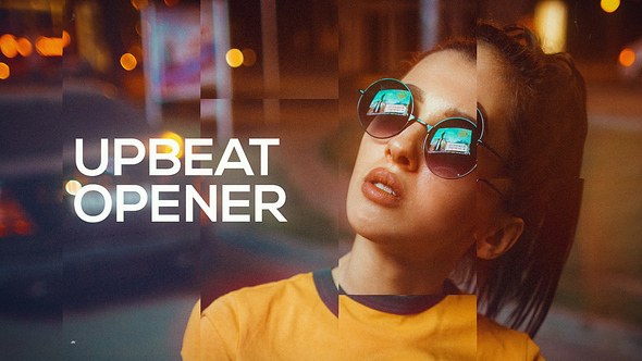 Fast Upbeat Opener Video Displays template preview