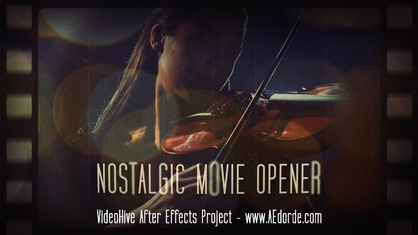 Videohive Nostalgic Movie Opener Openers template preview